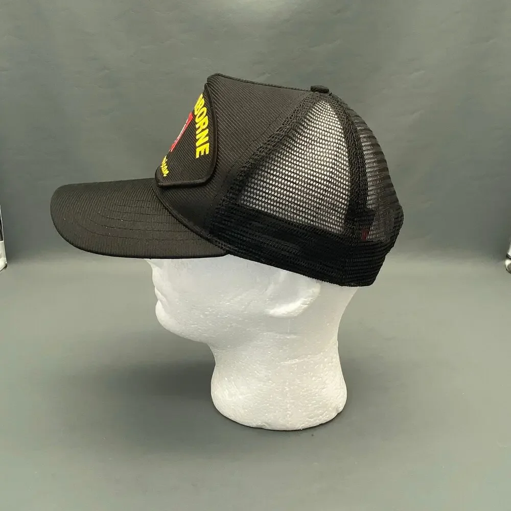 82nd Airborne Hat / U.S. Army Black Baseball Cap One Size